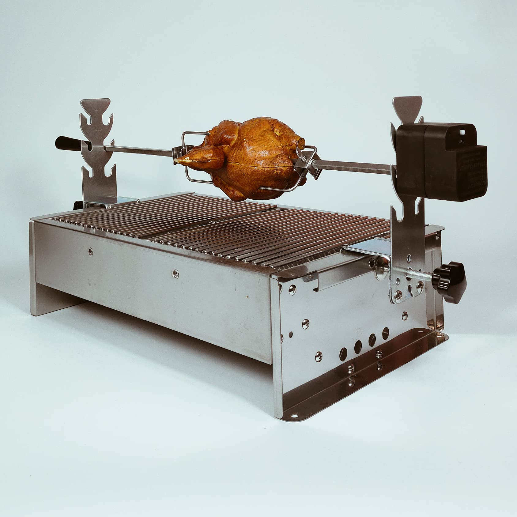 回転型 丸焼き機 ロティサリーキットユニバーサル交換クイックインストールポータブルスピットグリル屋外キャンプバーベキュー3つの高さ調節可能な長さ調理ツールロースターアクセサ… Amazon.co.jp: 回転型 丸焼き機 ロティサリーキットユニバーサル交換